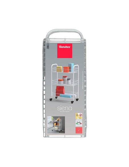 VERDULERO CON RUEDAS 3 ALTURAS SIENA