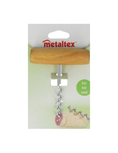 SACACORCHOS FORMA T METALTEX