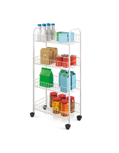 VERDULERO CON RUEDAS 4 ALTURAS PISA