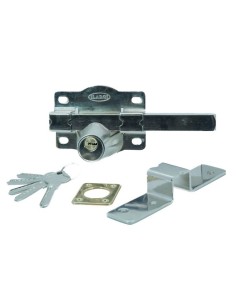 CERROJO 1203 LLAVE 105MM NIQUELADO 2