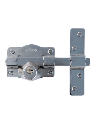 CERROJO 1203 LLAVE 105MM NIQUELADO