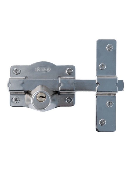 CERROJO 1203 LLAVE 105MM NIQUELADO