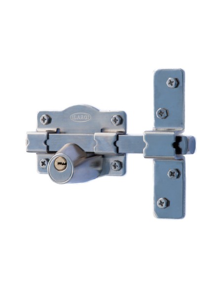 CERROJO 1203 LLAVE 105MM NIQUELADO