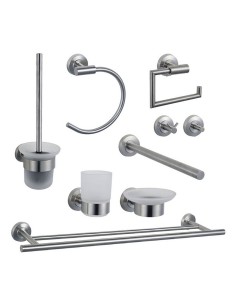 ACC. BAÑO INOX. TOALLERO DOBLE HABITEX 2