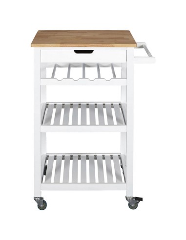 CARRITO AUXILIAR C/RUEDAS BLANCO