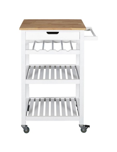 CARRITO AUXILIAR C/RUEDAS BLANCO