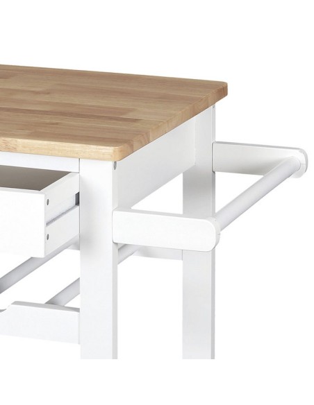 CARRITO AUXILIAR C/RUEDAS BLANCO