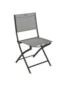 SILLA METÁLICA.PLEGABLE. GRAFITO
