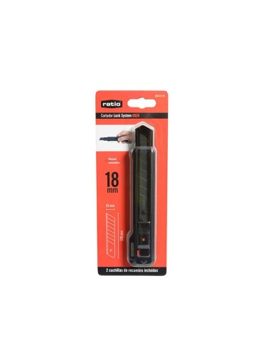 CORTADOR HOJA 18MM.BOQ.AUTO+LOCK RATIO