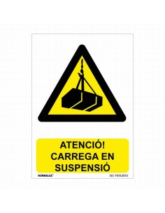 SEÑAL PERILL CARREGA EN SUSPENSIO