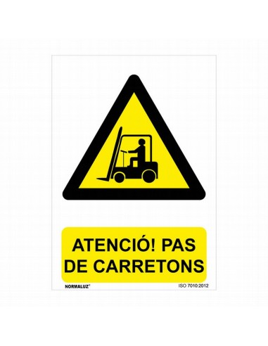 SEÑAL PERILL PAS DE CARRETONS