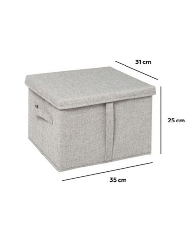 CAJA ALMACENAJE C/TAPA ORGA 35x31,5x25