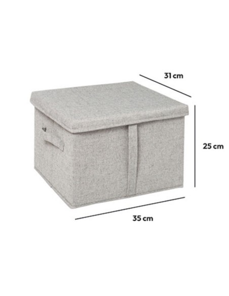 CAJA ALMACENAJE C/TAPA ORGA 35x31,5x25