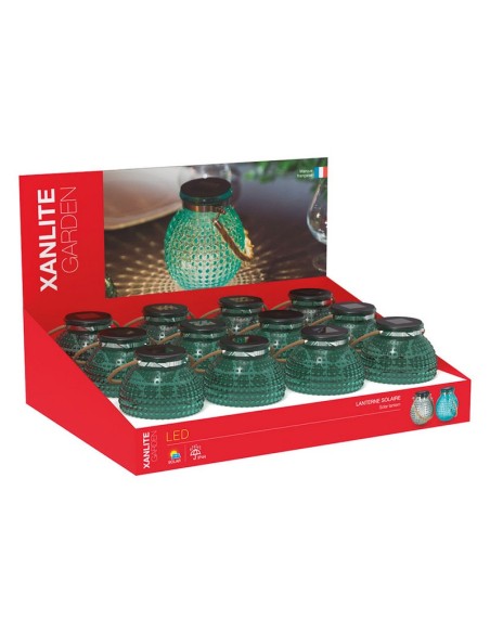 FAROL DE CRISTAL SOLAR LED IP44 12 UDS