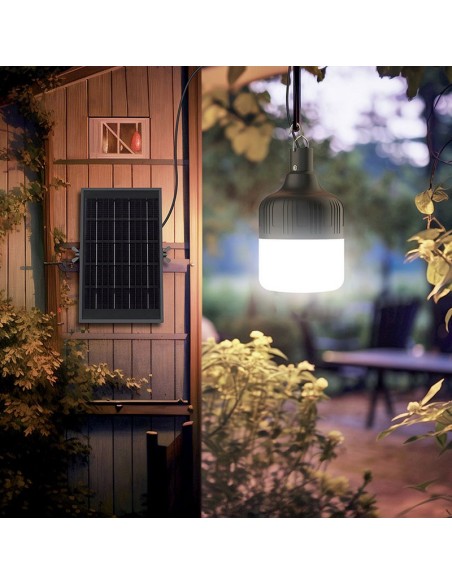 LED COLGANTE RECARGABLE Y SOLAR 5000K