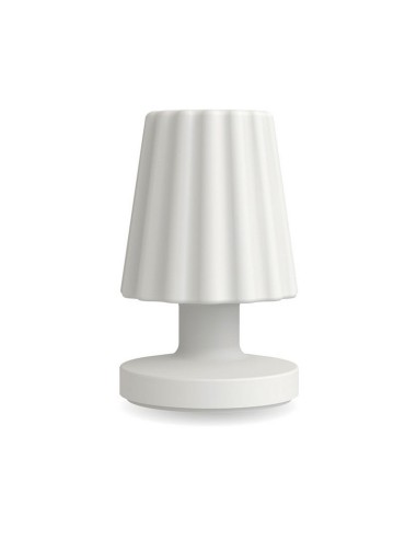 LÁMPARA SOBREMESA BLANCA RECARGABLE
