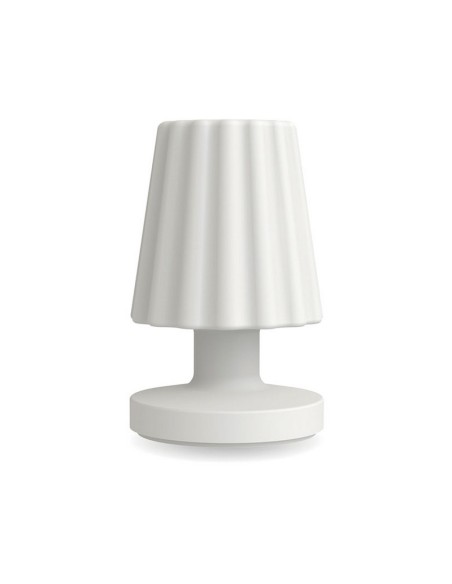 LÁMPARA SOBREMESA BLANCA RECARGABLE