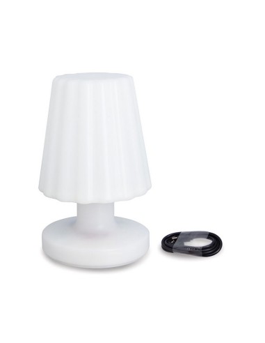 LÁMPARA SOBREMESA BLANCA RECARGABLE