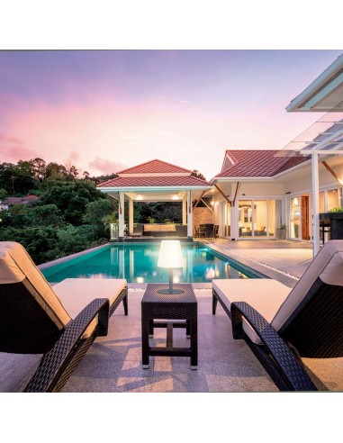 LÁMPARA SOBREMESA CONO RECARGABLE