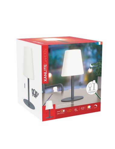 LÁMPARA SOBREMESA CONO RECARGABLE