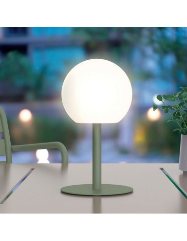 LÁMPARA SOBREMESA BOLA RECARGABLE