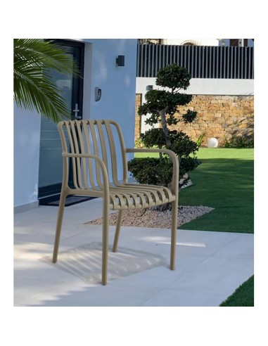 SILLA JARDIN GRETA BEIGE