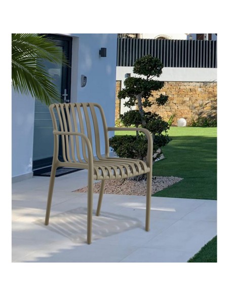 SILLA JARDIN GRETA BEIGE