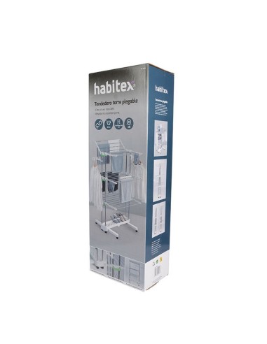 TENDEDERO PLEG.TORRE INOX/ABS HABITEX