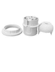 PORTALAMPARAS CON ARANDELA E27 BLA