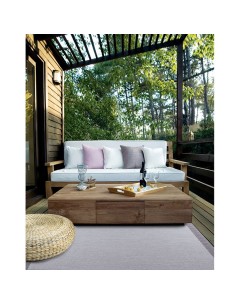 ALFOMBRA DE EXTERIOR VINILO GRIS 140X200