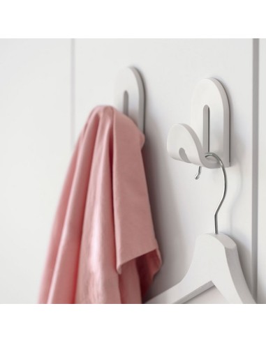 COLGADOR ADHESIVO CALMA BLANCO