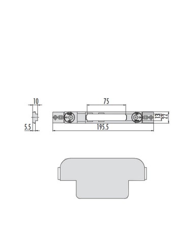 CERRADERO REGULABLE ALTO/BAJO