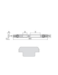 CERRADERO REGULABLE CENTRAL PERFIL 2