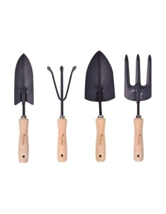 UTILES JARDIN JGO.4 PIEZAS MGO MADERA