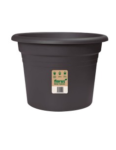 MACETA MEDITERRAN CILINDRO 25CM ANTRACI