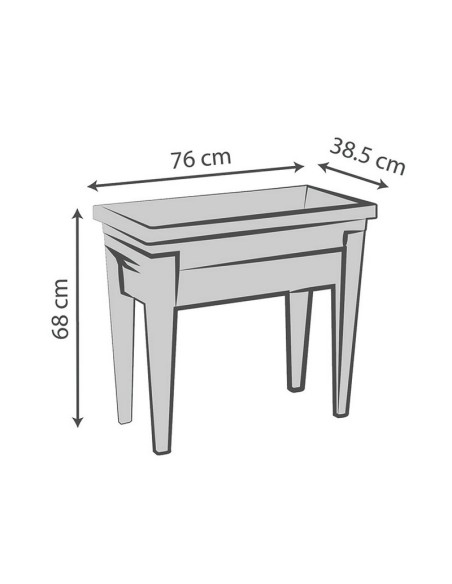 HUERTO URBANO VEG&TABLE CITY ANTRACITA