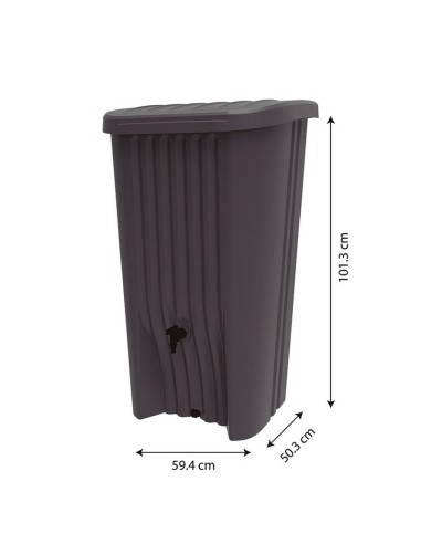 RECUPERADOR DE AGUA 150 L ANTRACITA