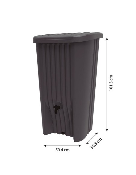 RECUPERADOR DE AGUA 150 L ANTRACITA