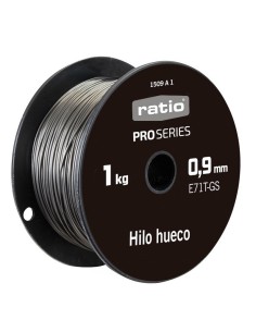 BOBINA HILO HUECO Ø 0,9MMX1 KG.RATIO