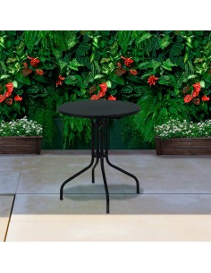 MESA BALCON LARA ANTRACITA Ø 60CM 2