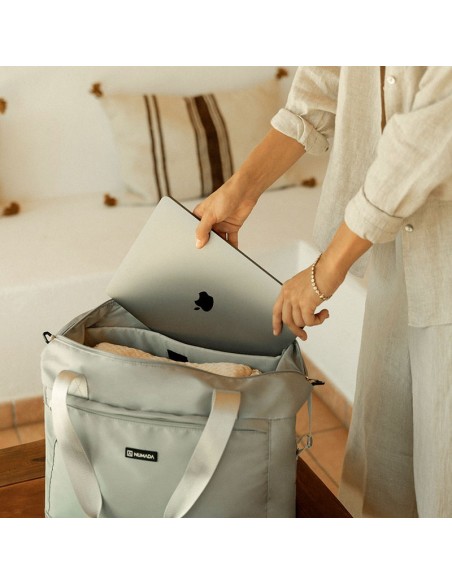 BOLSA VIAJE EXPANDIBLE NUMADA GRIS