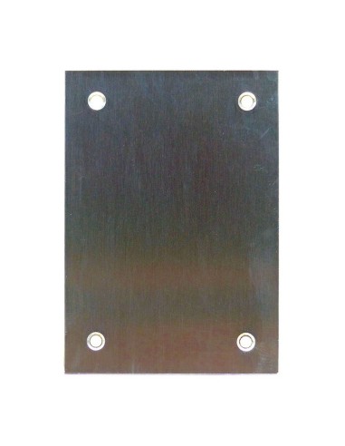 PLACA CIEGA INOX MATE 70X100