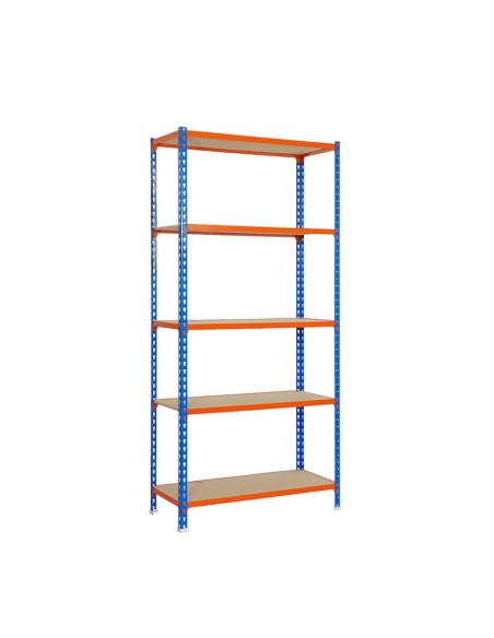 ESTANTERIA MADERCLICK 5/500 AZUL/NARANJA