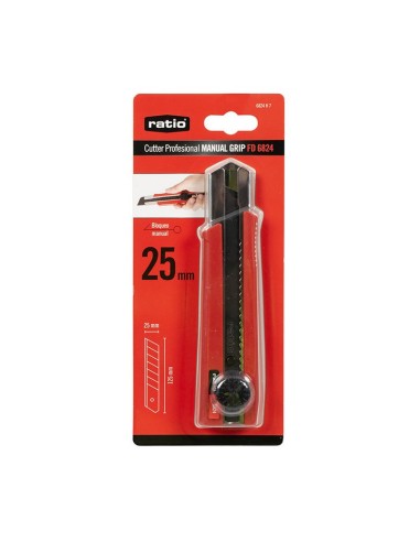 CORTADOR HOJA 25 MM BLOQ.MANUAL RATIO