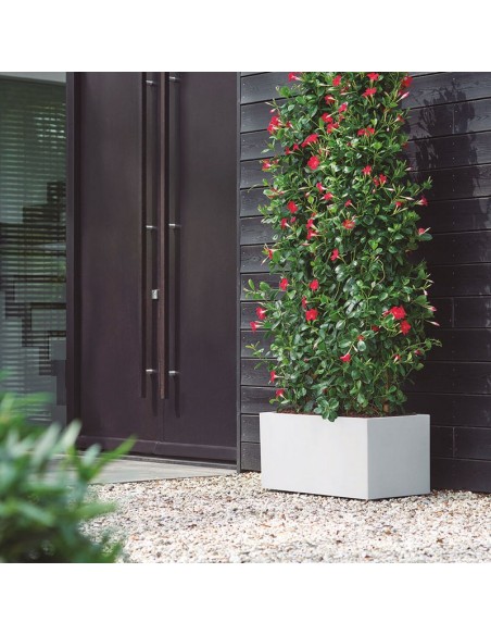 JARDINERA RECTANGULAR 80X40 CM. BLANCO