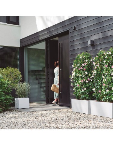 JARDINERA RECTANGULAR 80X40 CM. BLANCO