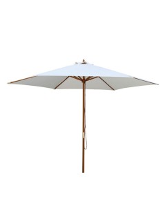 PARASOL MADERA 3 MTS COLOR CRUDO 2