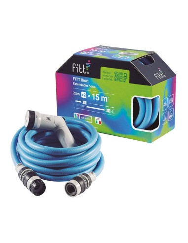 KIT MANGUERA IKON BLUE 15M+ PISTOLA