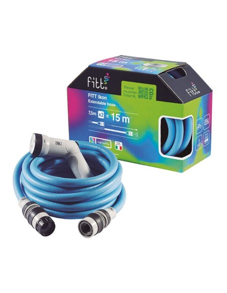 KIT MANGUERA IKON BLUE 15M+ PISTOLA