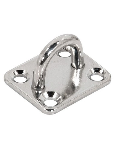 ASA AMARRE C/PLACA 5MM. INOX A316 10 ud.